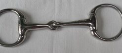 Snaffle bit jointed